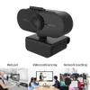 Webcams Webcam 1080P avec microphone Meeting Web Camera Degré pour ordinateur portable pour la prise de vue vidéo R230728