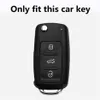 Housse de clé de voiture pour VW Polo Tiguan Passat B5 B6 B7 Golf EOS 4 5 6 Scirocco Jetta MK4 MK6 Octavia Seat Accessories2634