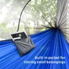 Pop-Up Portable Camping Hammock with Mosquito Net and Sun Shelter Parachute Swing Hammocks Rain Fly Hammock Canopy Camping Stuff Y2494