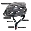 Hełmy rowerowe Hełm rowerowy Lekki Mtb Road Man Kobieta oddychająca międzygrallymolded rower Sport Safe Cap 230728