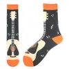 Herrensocken Ordentliche Socken Große mittelgroße Baumwollsocken für Herren Tierlebensserie Modische Socken