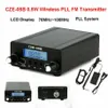 FM Transmitter for Church FM Transmitter 0 5W 76MHz-108MHz LCD Broadcast Transmitter Mini Radio Stereo Station PLL with Antenna Up276x