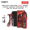 Зажимать счетчики kaiweets ac dc цифровой зажим Многометра Multimeter pinza amperimetrica true rms Высокая точность емкости NCV OHM HZ Tester 230728