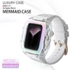 AP Mod Kit Fantasy polycarbonaat hoes voor Apple Watch Series 8 7 6 5 siliconen band