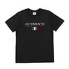 T-shirts hommes Vetements et toujours pas de date mode t-shirt hommes 11 monde Vetements femmes coton T-shirts VTM Vintage manches courtes L27