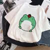 T-shirts pour hommes Kawaii grenouille champignon chemise à manches courtes Style jeune été Harajuku