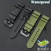 Titta på band Band för Panerai Submersible Pam 441 359 Soft Silicone Rubber 24mm 26mm Men Strap Accessories Armband 230727
