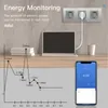 Smart Power Plugs BSEED Triple Tuya Smart Sockets Wi -Fi Wall Socket Eu Standard Smart Life Goolge Alexa Yandex голосовая беспроводная стеклянная панель HKD230727