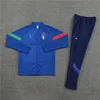 22-23 Italia Men's Tracksuits Badge broderi Leisure Sports Dräkt Kläder Utomhus Sportträning Skjorta