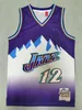 Utah''Jazz''Shorts para hombre Throwback Basketball Shorts bolsillo Baloncesto Jersey John 12 Stockton Karl 32 Malone