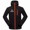 Mens Jackets Custom Design Support Customization Diy Military Outdoor Climbing Waterproof Warm Fleece Hooded Softshell Jacket Men Coat 230727