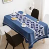 Table Cloth French Flower and Bird Tablecloth Green Fashion Retro Coffee Table Kitchen Living Room Dining Table Decoration Fabric R230726
