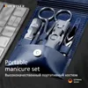 Nagelklippare Luxury Manicure Nail Scissor Portablesets Pedicure Kits Nail Clipper Set Grade Scissors Personal Care Tools 230728