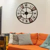 Relógios de parede grande 24 polegadas decorativos para decoração de sala de estar