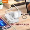 Intelligente Netzstecker LDNIO Smart Power Strip Tuya Timing WIFI-Buchse EU US UK-Steckeradapter mit 3 USB-PD-Anschlüssen Bluetooth Smart Life APP-Fernbedienung HKD230727