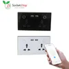 Smart Power Plugs Zigbee Dual Universal Smart Wall Socket Socket Outlet con caricabatterie USB Works con Tuya Alex HKD230727