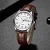 Zegarek męski Watches Wysokiej jakości luksusowy biznesowy wodoodporny kwarcowo-battery zegarek 39 mm