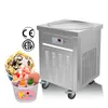 KOLICE Free shipment EU US Franchise Kitchen tool single round pan fried roll ice cream machine