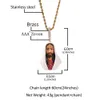 Charms DE BLING KONING Emaille Jesus Hanger Charm Hoofd Portret Tennis Chain Mannen En Vrouwen Rapper Hiphop Sieraden 230727