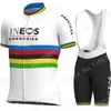 Jersey cycliste sets White Ineos Grenadier Team Set Short Champion Clothing Vêtements Bike Shirts Suit Bicycle Bib Shorts MTB Wear 230728