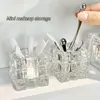 Candle Holders Candlestick Holder Table Centerpiece Home Wedding Desktop Glass Decoration Nordic Storage Box