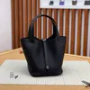 Evening Bags Designer Bags handbags Vegetable basket Togo bucket bag top layer leather handbag new fashion versatile large capacity hand tote 2024New