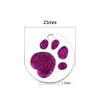 Personalized Custom Dog Tag Creative Dog Paw Dog Cat Tag Collar Anti-lost Pet Name Plate Metal Pendant Keychain Pet Accessories L230620