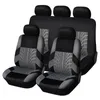 9pcs Zestaw haftowania Covery SETS Zestaw Universal Fit Większość samochodów Covers z oponami Styling Auto Dekoracja samochodu P227F