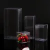 Gift Wrap 50 100 stks Clear PVC Kussen Doos Vorm Geschenken Transparante Snoep Verpakking Speelgoed Auto Display Opslag Decoration299N