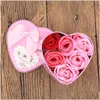 Dekoracyjne kwiaty wieńce sztuczne mydło Symisowane róża Rose kreatywne róże wannie w pudełku prezentowym dla dziewcząt Kobiety upuszczenie dostawy do domu ga otou0