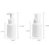 Storage Bottles 250ML White Plastic Soap Dispenser Bottle Refillable Foaming Pump Mousses Liquid Packing SN760