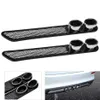 2PCS CAR Plastic Dummy Dual Dusty Pipe Stickers Car Taxtory Excessory Muffler Miply Tip Auto Auto Auto Affice 238G