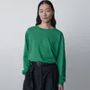 Women's Blouses The Row Long Sleeved T-shirt Spring/Summer 2023 Designer Knitted Top