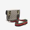 2024 Nieuwe Designer Dames Crossbody Schouder Womens Gedrukte Tiger Head Fashion Chest Contrast Ribbon One Crossbody Small Bag Trend Hot Selling Bag