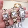 Fashion Lady Dress Watch Donna quadrante bianco Orologi al quarzo Movemetn Bracciale in acciaio inossidabile Vetro zaffiro resistente di alta qualità f264Y