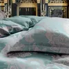 Conjuntos de cama estilo europeu americano conjunto de luxo jacquard 2 3 peças conjuntos de capa de edredom de alta qualidade capas de colcha para casa EUA tamanho 230727