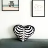 Cushion Decorative Pillow Home Decor Heart Cushion Living Room Skull Personality Decoration Gift Retro Throw For Halloween Holiday Bedroom 230727