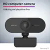 Webcams Webcam 1080P Full Web Camera Com Microfone Plug Web Para PC Computador Laptop Desktop Mini Câmera R230728