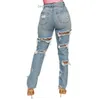 Damenjeans Sexy zerrissene Jeans, Damentaschen, Damen-Jeanshosen, Löcher, kaputte Vintage-Damenhosen, Hosen im Distressed-Design, Designer-Jeans Z230728