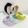 Women's Wide Solid Color Hair Hoop Bangs Fixed Headband Makeup Styling Tools Fashion Striped Hairband Hair Accessories