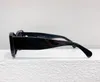 Modeontwerper 5493 zonnebril voor dames klassieke vintage jelly kleur acetaat rechthoekige bril buiten elegante charmante stijl UV-bescherming wordt geleverd met etui