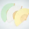 Chinese Style Products Personalized Folding Paper Hand Fan Fold Vintage Paper Fans Wedding Party Favors Baby Shower Gift Wedding decoration fan