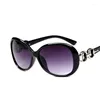 Sunglasses Fashion Vintage Round Female Women Brand Designer Feminine Sun Glasses Women's Pixel