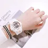 Armbanduhren Online-Modelle Sportserie Transparente kleine Diamanten Ins Elektronische Uhren Damen