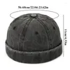 Ball Caps Brimless Männer Hut Skullies Cap Beanie Sailor Hüte Für Frauen Baumwolle Atmungsaktiv Retro Einstellbar Hip Hop