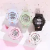 Wristwatches Online Models Sports Series Transparent Small Diamonds Ins Electronic Watches Women's