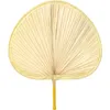 Kinesiska stilprodukter Portable Summer Cooling Fan Pure Natural Handmade Heart Shaped Bamboo Woven Artificial Woven Leaf Fan Home Decoration