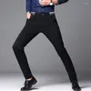 Men's Pants Quality Fashion Business Casual Long Spring Autumn Suit Male Elastic Straight Formal Trousers Plus Big Size