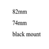 20pcs 82mm 72mm Front Rear Badge Emblem Sticker Decal Aluminum Black Base 51148132375274m