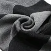 Halsdukar den senaste modedesignen Casual Scarf Winter Men's Cashmere Scarf Luxury Brand Högkvalitativ varm halsringningsmönster Men halsduk 230728